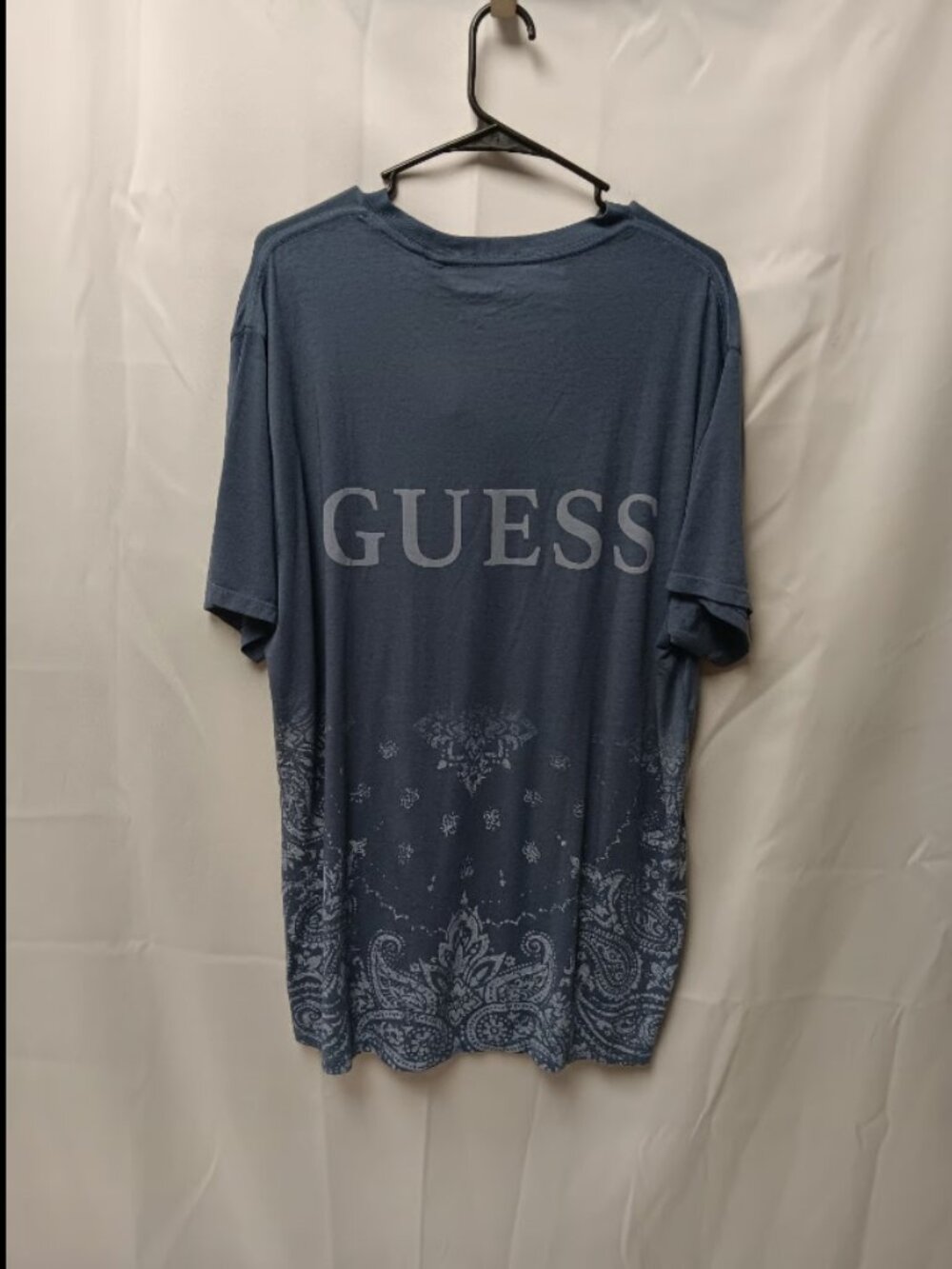 Mens Blue Shirt Guess Size XL ORG $44 NWT (rack6v) - Picture 3 of 4